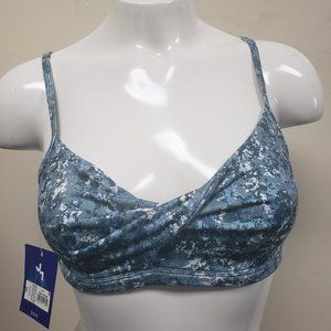 JoyLab | Twist Front Seaweed Sports Bra XS